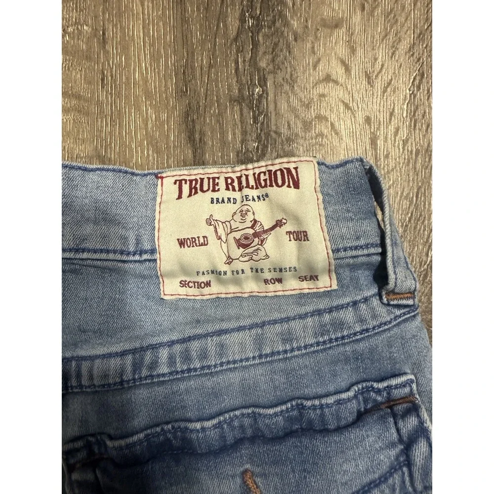True Religion Denim Jeans Ricky Relaxed Straight SN Flap Pockets Size 30